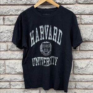 Harvard University Black T-Shirt